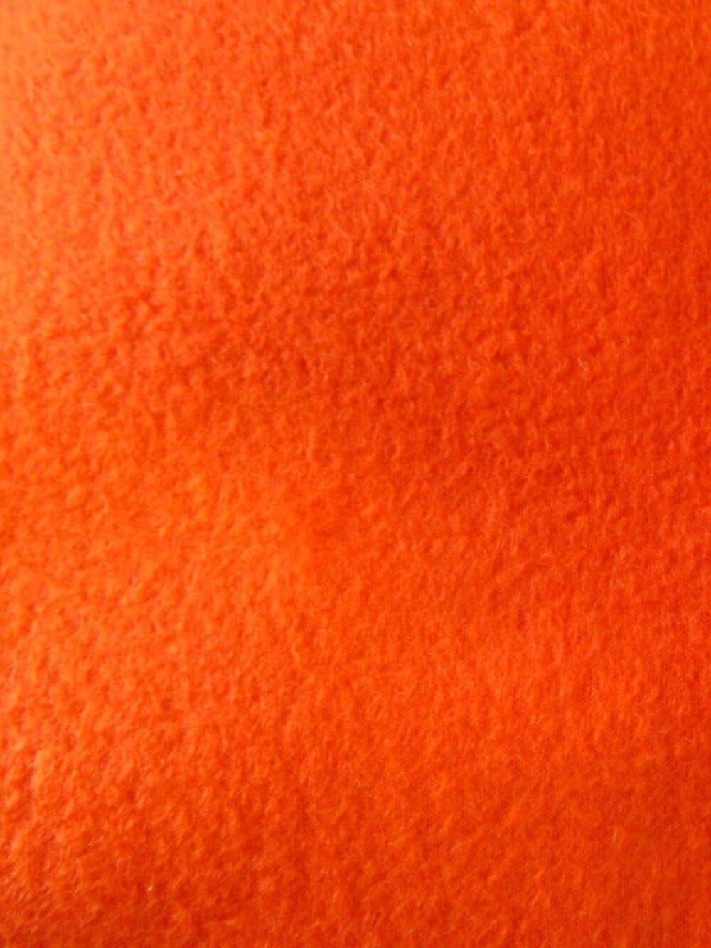 2025 JoAnn Orange Color Anti Pill Fleece Fabric: 40" x 59"